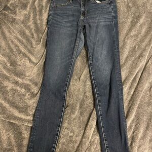 American Eagle Outfitters Dark Blue Skinny Jeans